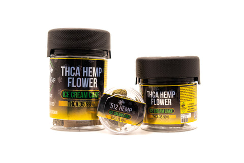 THCA Flower Ice Cream Cake