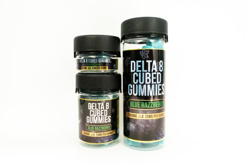 Delta 8 Gummies Blue Razzberry