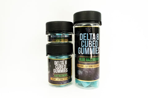 Delta 8 Gummies Blue Razzberry
