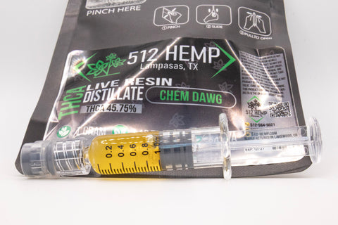 THCA Live Resin Distillate Chem Dawg