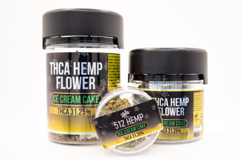 THCA Flower Ice Cream Cake